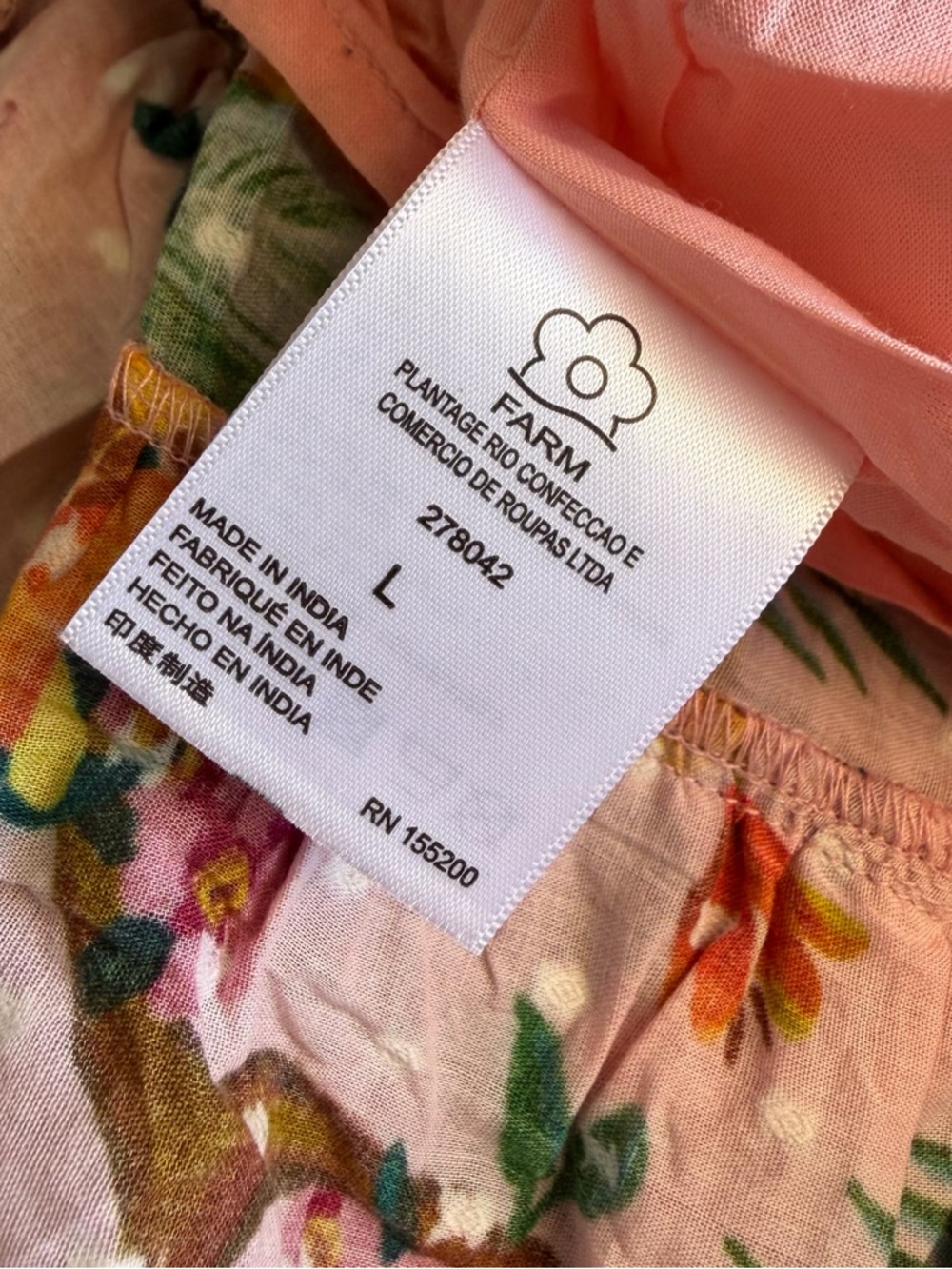 Farm Rio Square-Neck Tiered-Maxi Dress - Picture 10 of 12